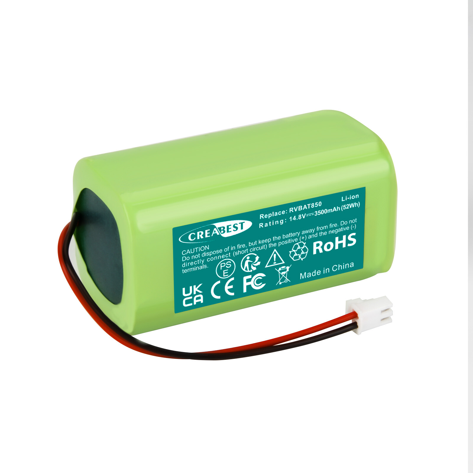 3.5Ah Battery Li-ion 14.8V for Shark Ion R75 RV85 RV850 RV750-N RV1001 RVBAT850