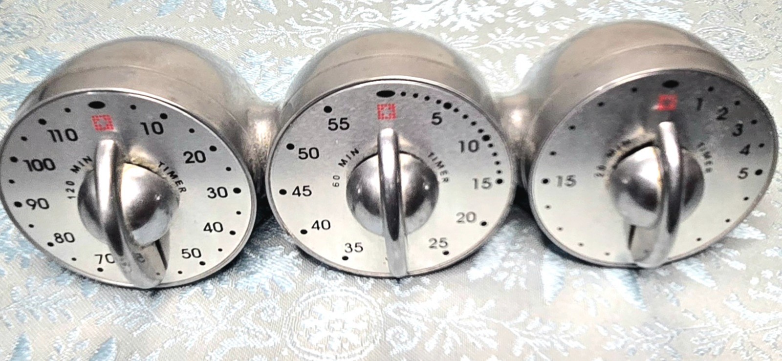 Bengt Ek Designs Sweden Triple Timer 120/60/20 Minute MCM Aluminum Timer 04-0184
