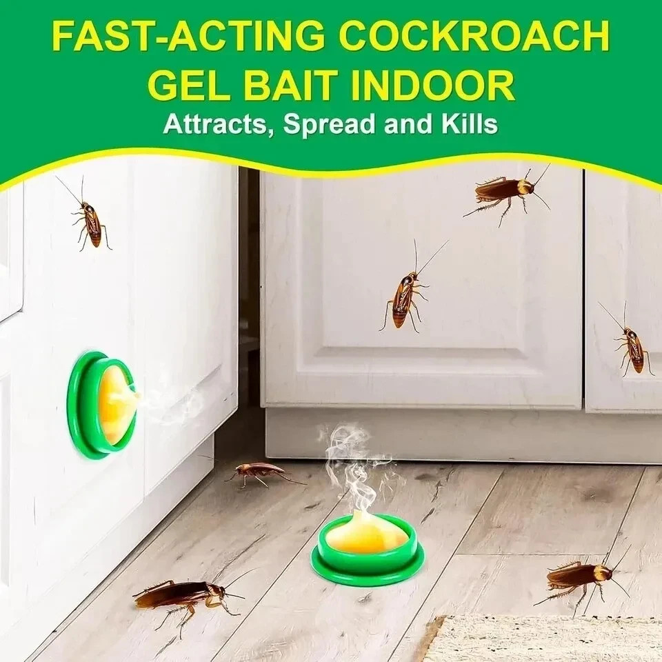 Roach Killer Cockroach Traps for Indoor & Outdoor Infestation Control pack of 24