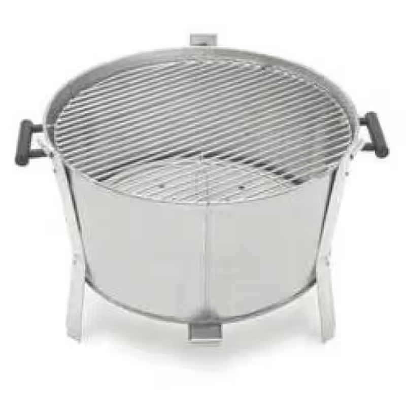 22 In. Charcoal Grill in Silver