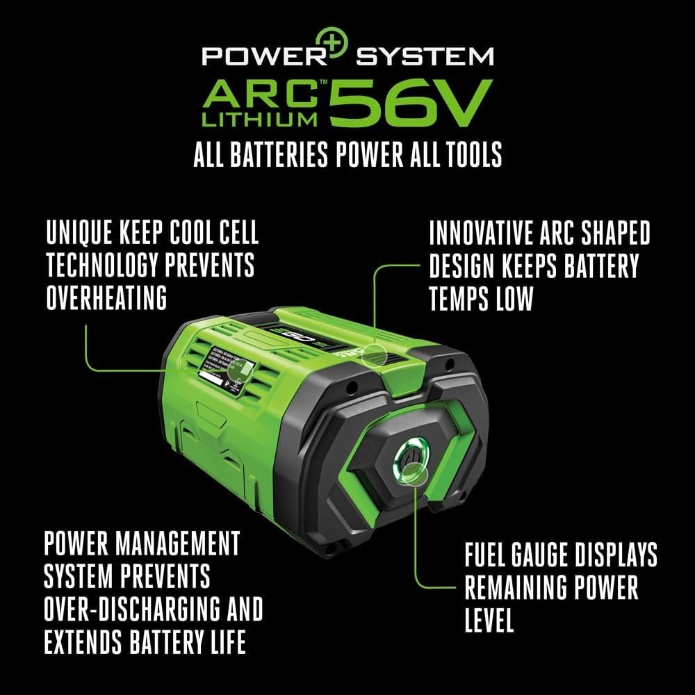 EGO Power+ BA5600T 56V 10.0Ah ARC Lithium Battery 560Wh Fuel Gauge Genuine New