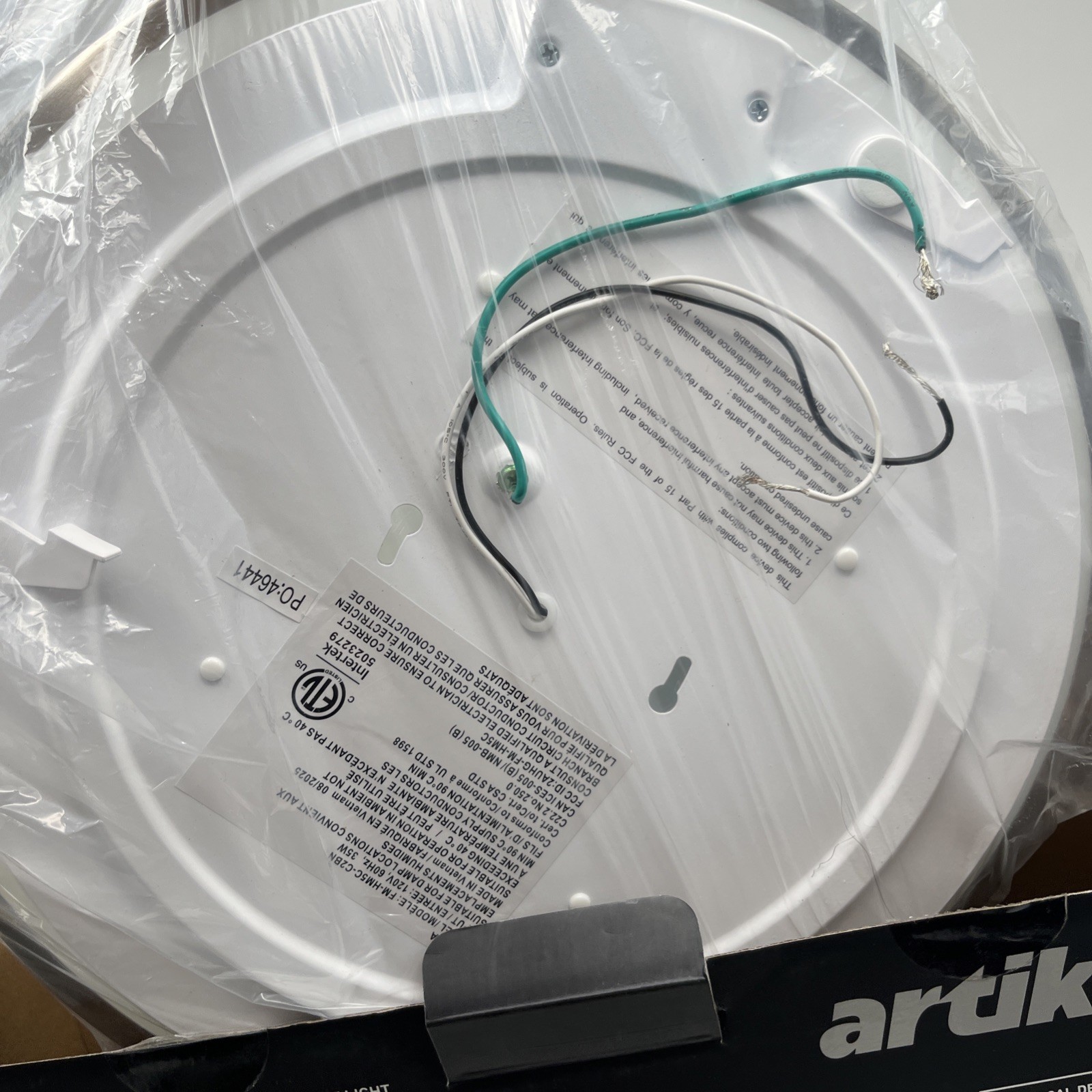 Artika Hemisphere 15” LED Flush Mount Light Fixture – See Description!