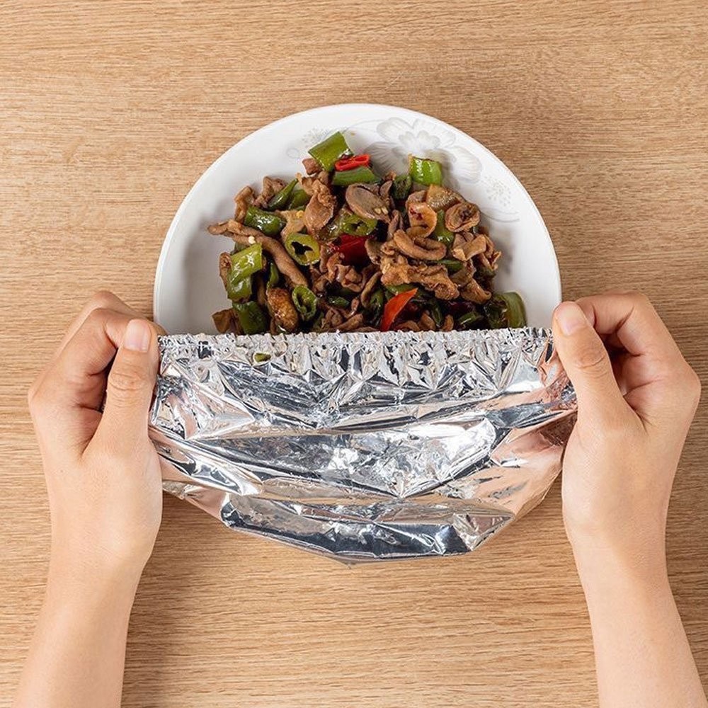 Food Grade Reusable Aluminum Foil Film For Heat Insulation Cover For Oven US