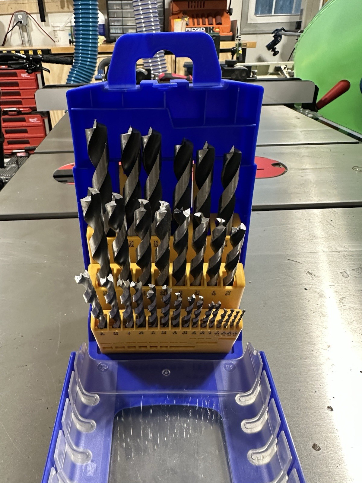 Fisch 29-Piece Imperial Brad Point Chrome Vanadium Steel Drill Bit Set