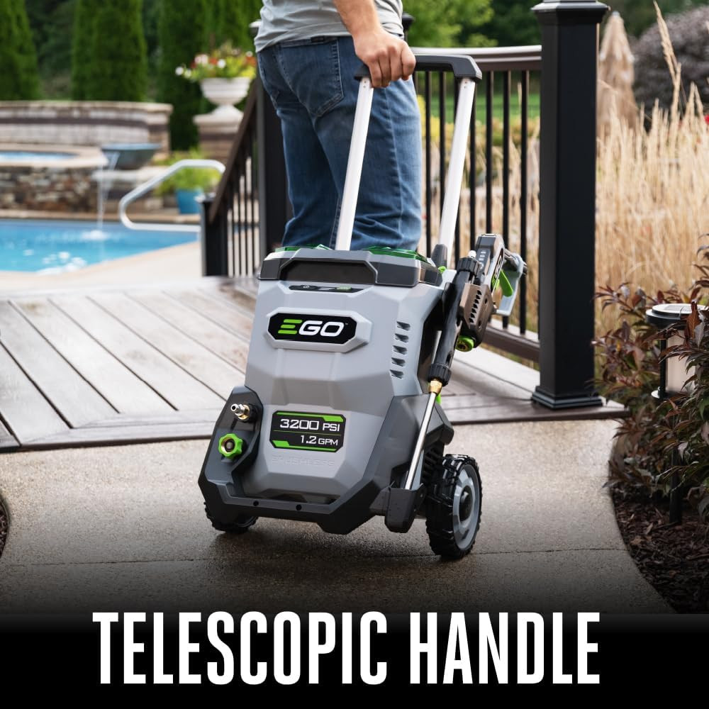Electric Pressure Washer,3200 PSI Power Washer, Battery and Charger Not Included
