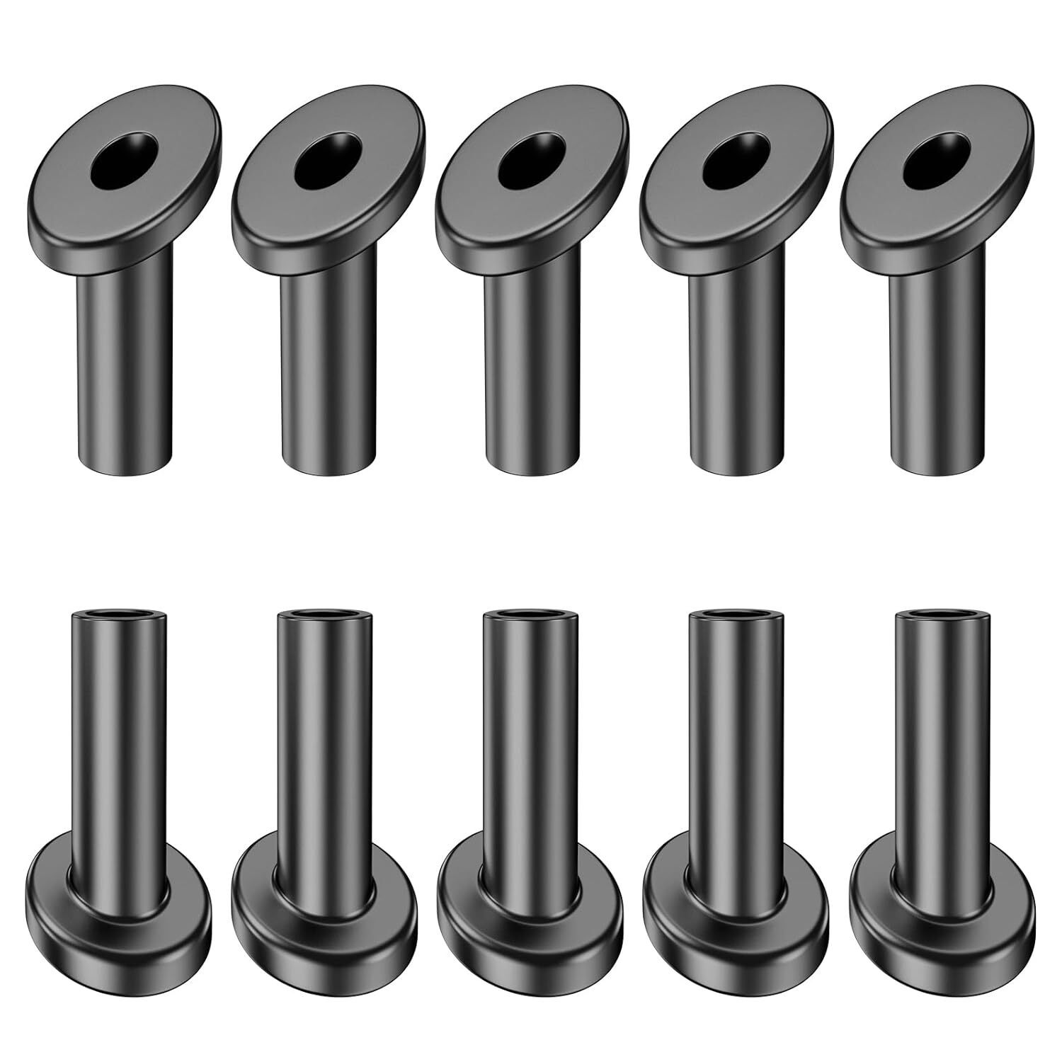 30 Degree 1/8″Black Angle Beveled Protector Sleeves T316 Stainless Steel 40 Pack