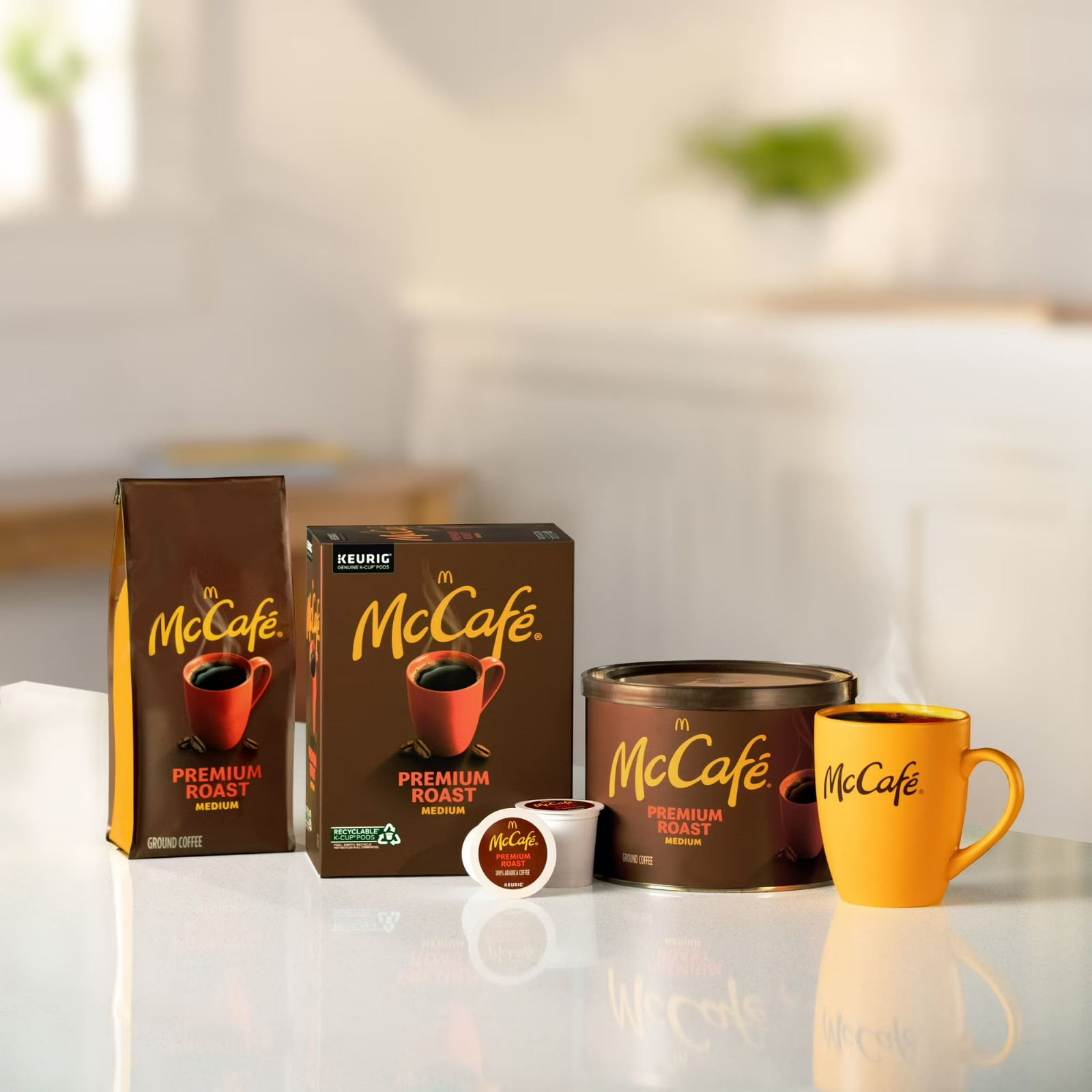 McCafe Premium Roast, Medium Roast, Ground Coffee, 12 oz