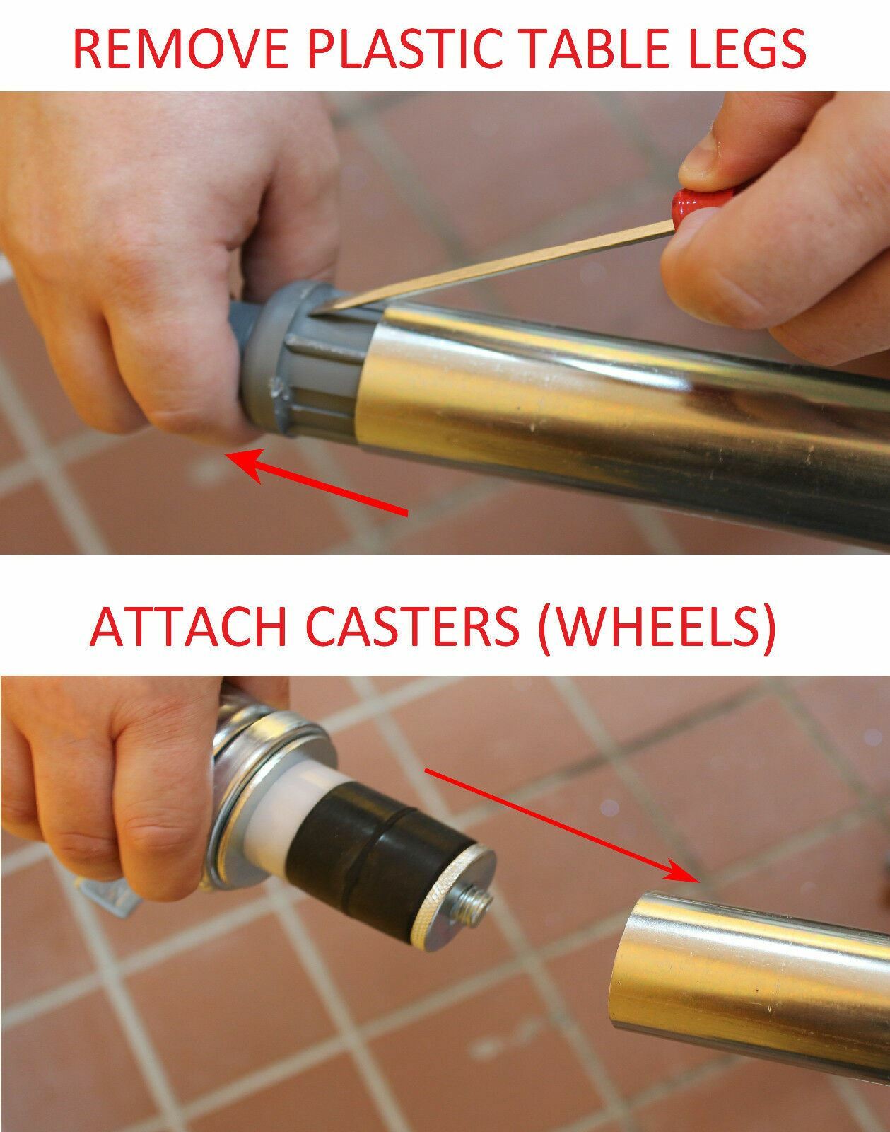 Stainless Steel Work Table With Wheels ()