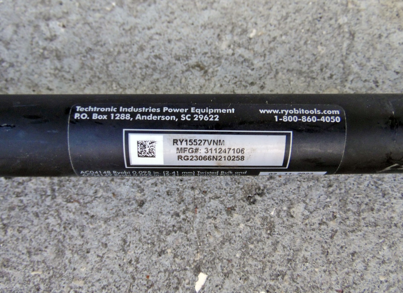 RYOBI RY15527VNM Expand-It String Trimmer Straight Lower Shaft Free US Ship