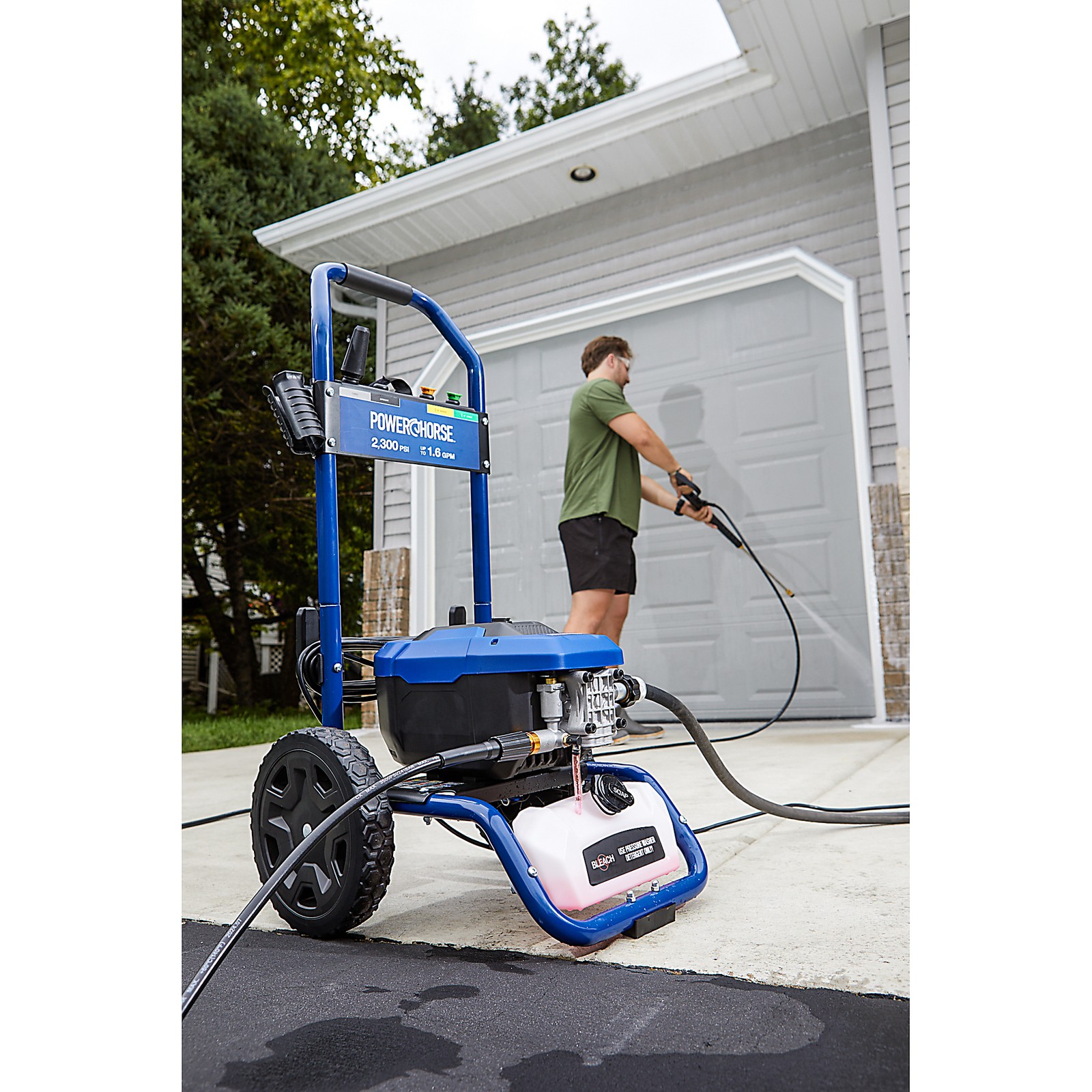 Powerhorse Electric Cold Water Pressure Washer, 2300 PSI, 1.6 GPM