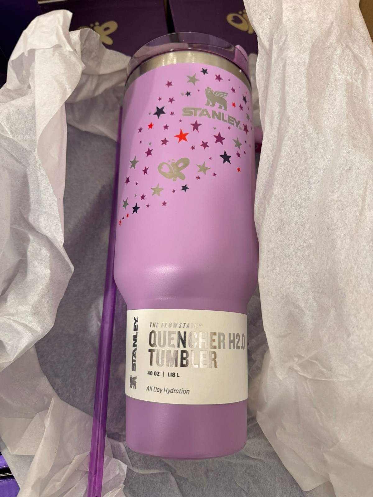 Stanley x Olivia Rodrigo Quencher H2.0 Flow State™ Tumbler | 40 OZ SEALED NEW