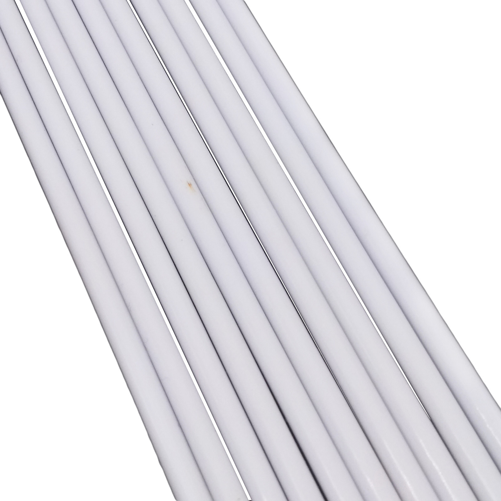 US Stock 10x ABS Styrene Plastic Round Bar Rod Dia 3mm length 9.8″ 250mm White
