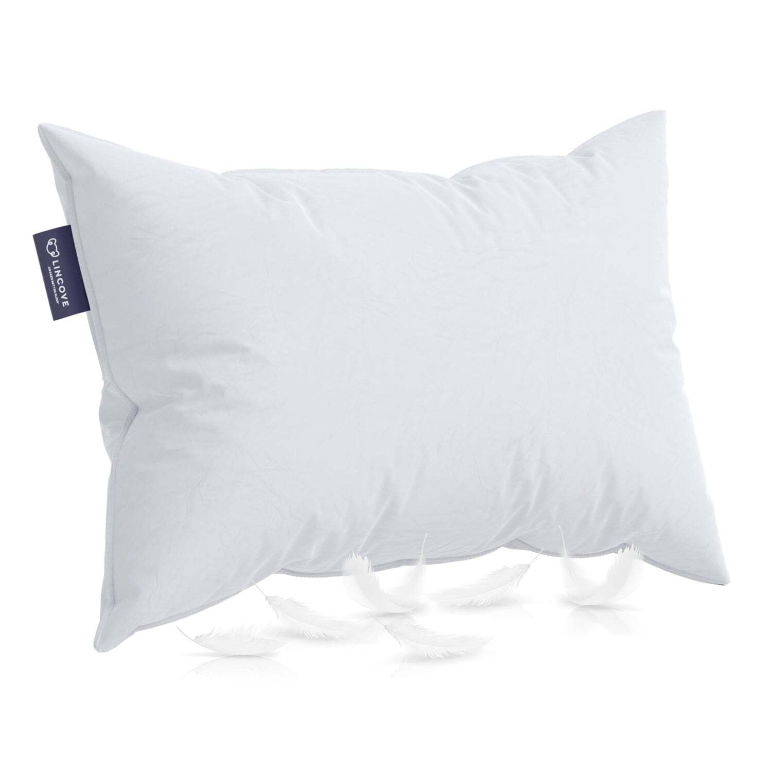 Lincove Classic™ Hotel Collection Down and Feather Bed Pillow – Made in the USA