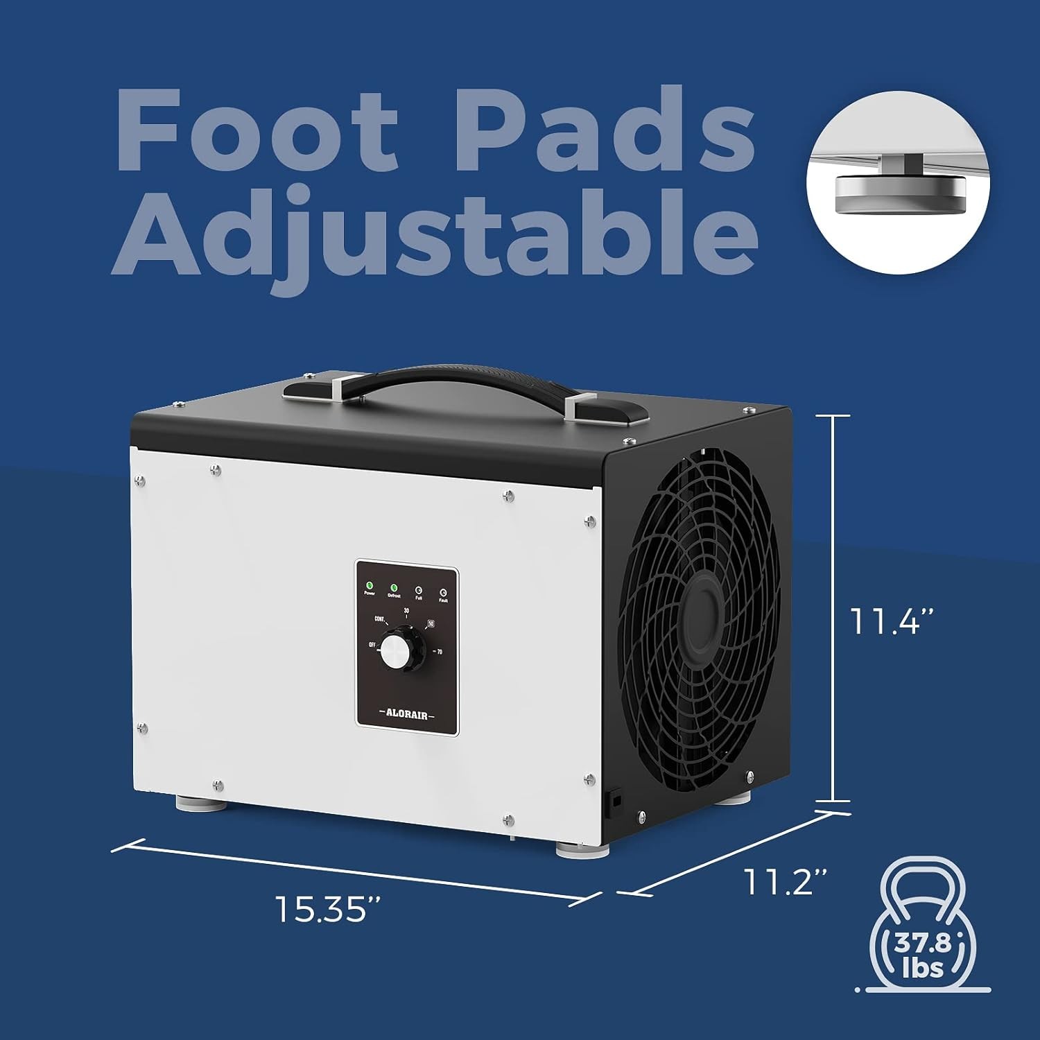 ALORAIR 70 PPD Crawl Space Dehumidifier with Drain Hose for Home and Basements