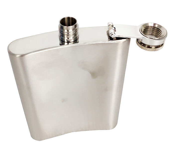 TECHTONGDA 12oz Portable Alcohol Pocket Flask with Funnel Stainless