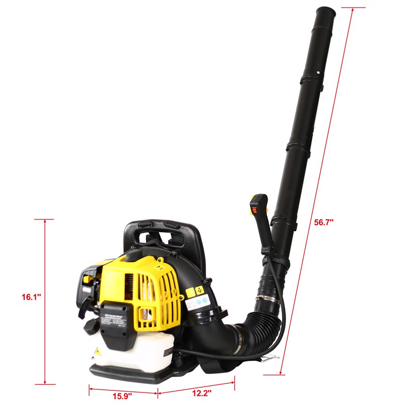 2/4-Stroke Backpack Leaf Blower Engine GAS 52/76 cc Gasoline 530/750 CFM