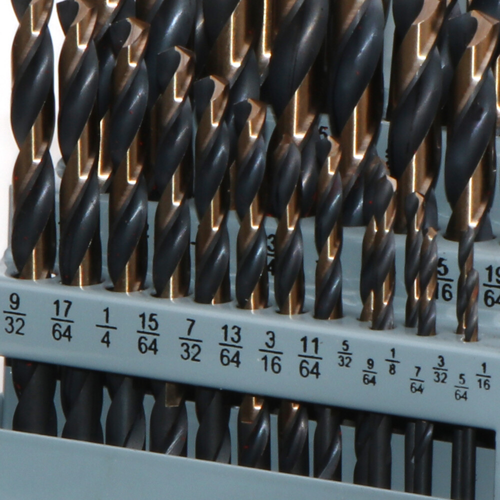 29PCS/Set HSS Drill Bits Black Gold Multi-Bits Twist Metal Drill Bit 1/16″-1/2″