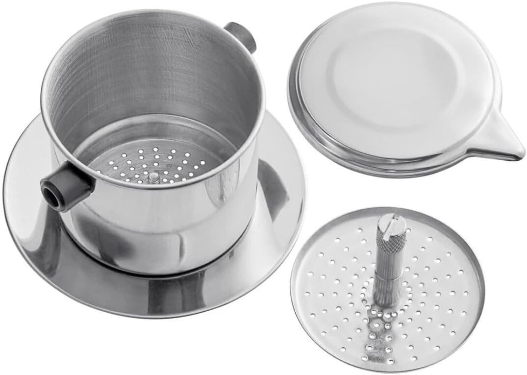 Vietnamese Vietnam Coffee Ca Phe Phin Filter Press Maker 4.5 oz ( set of 2 )
