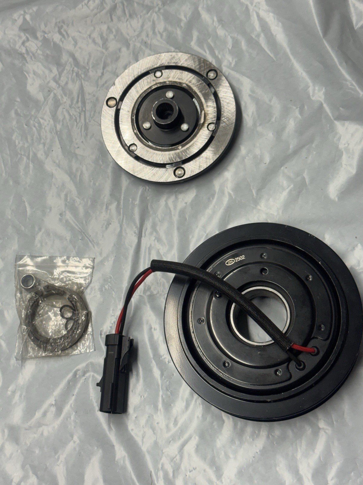 AC Compressor Clutch Kit Assembly Pulley Coil Hub Universal Replacement NEW