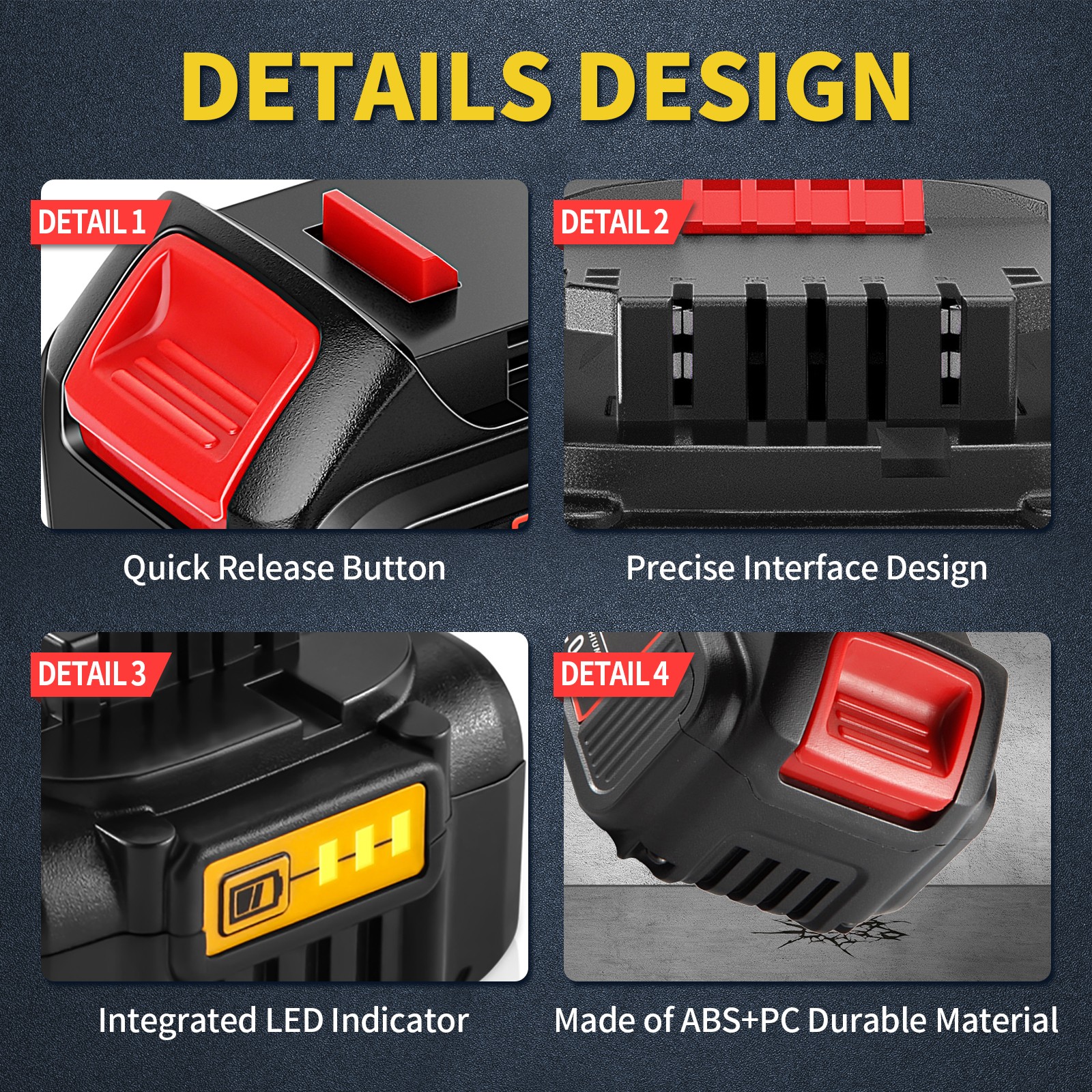 Pack For DeWalt 20V 20 Volt Max 6.0AH Lithium Battery DCB206 DCB205-2 DCB201-2