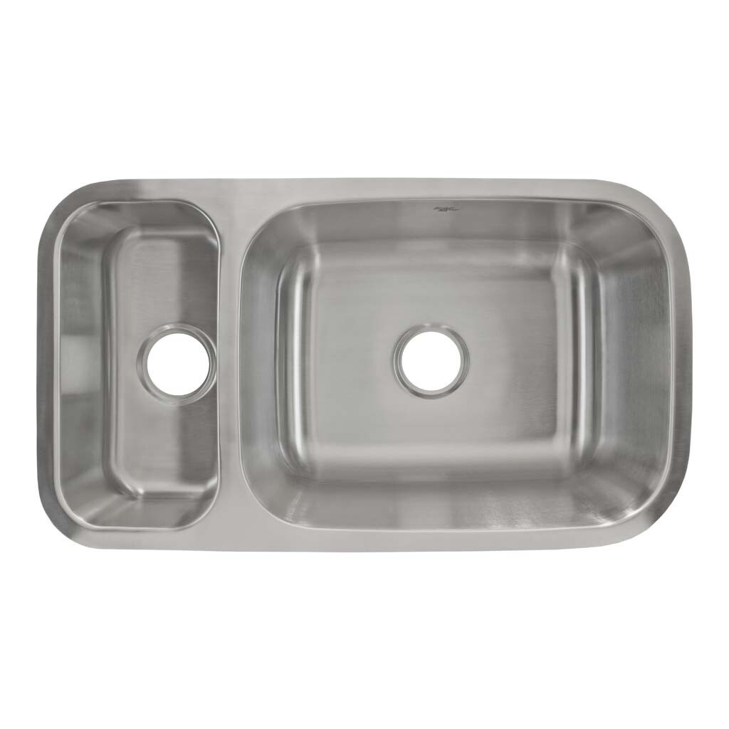 Undermount Stainless Steel Double Basin Kitchen Sink 32 1/4 ” x 17 7/8″ x 9″
