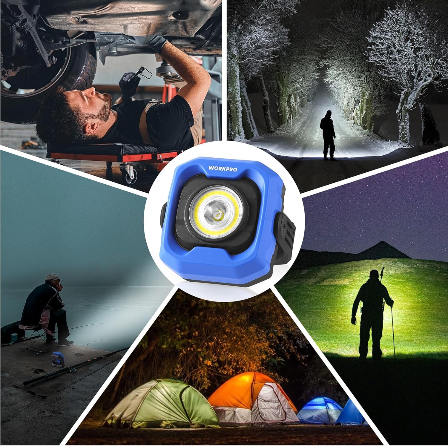 EverBrite Rechargeable 1200 Lumen Work Light Magnetic LED Super Bright Worklight
