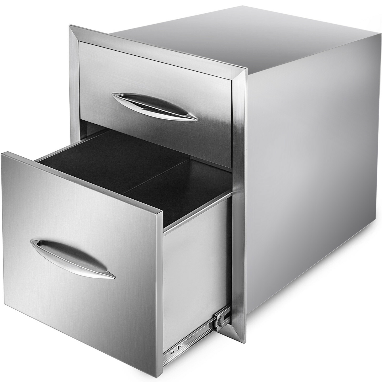 VEVOR Outdoor Kitchen BBQ Island Components Stainless Steel Access Door Drawer