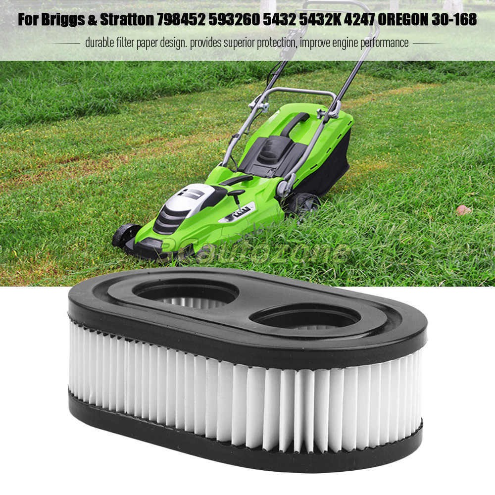 2X Air Filter Kits for Briggs And Stratton 798452 593260 5432 5432K Lawn Mower