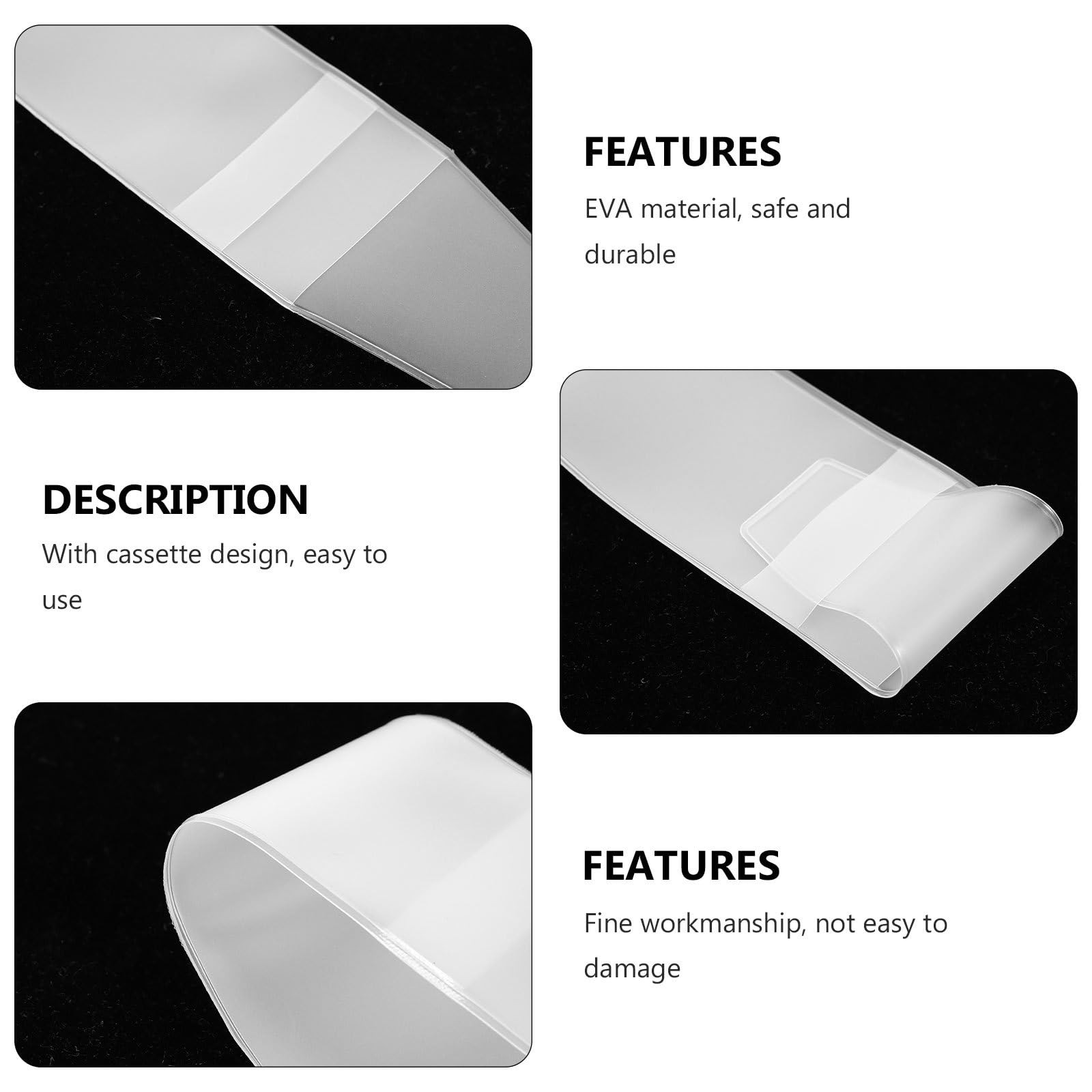 MAGICLULU Makeup Brush Protector Covers 10-Pack Portable 19x5cm, As Shown