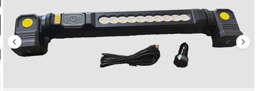 KC Underhood AutoLight 3500 Lumens Rechargeable LED Work Light Magnetic