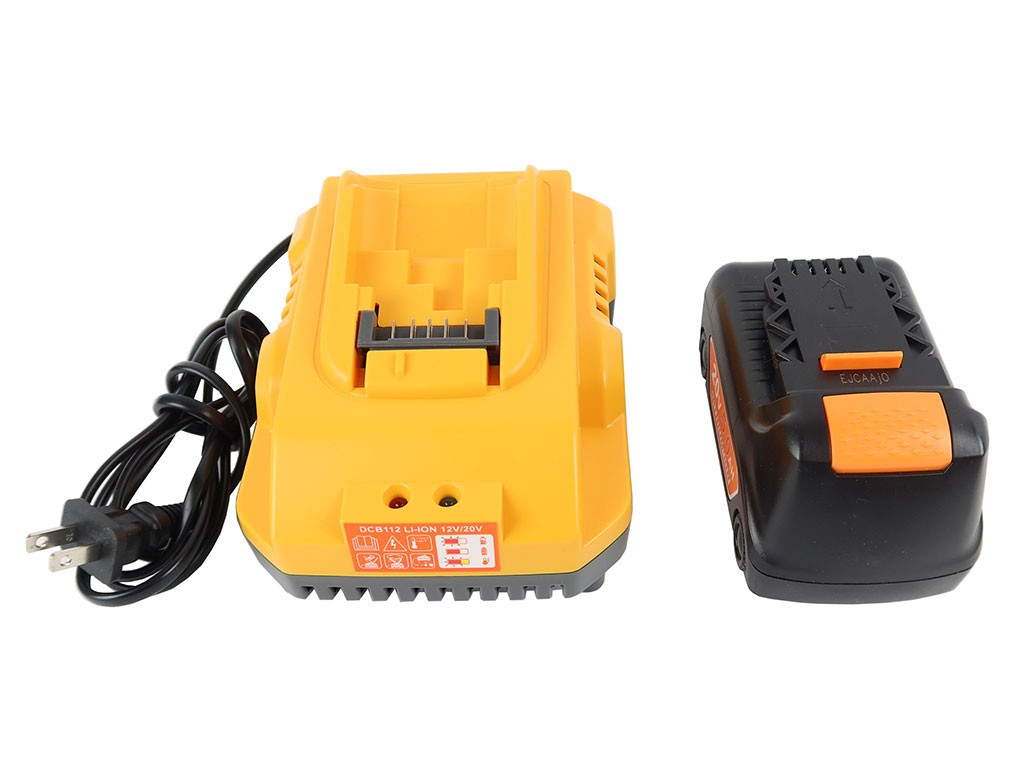 BSLITE DCB200A 20V 5AH BATTERY WITH DCB112 CHARGER KIT COMPATIBLE FOR DEWALT 20V