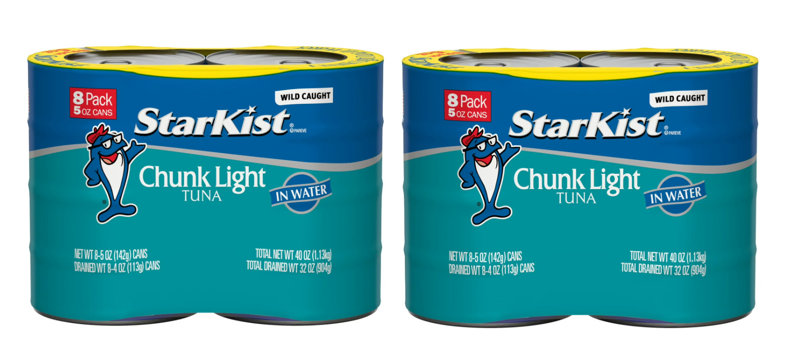StarKist Chunk Light Tuna in Water, 5 oz, 8 Cans pack of 2