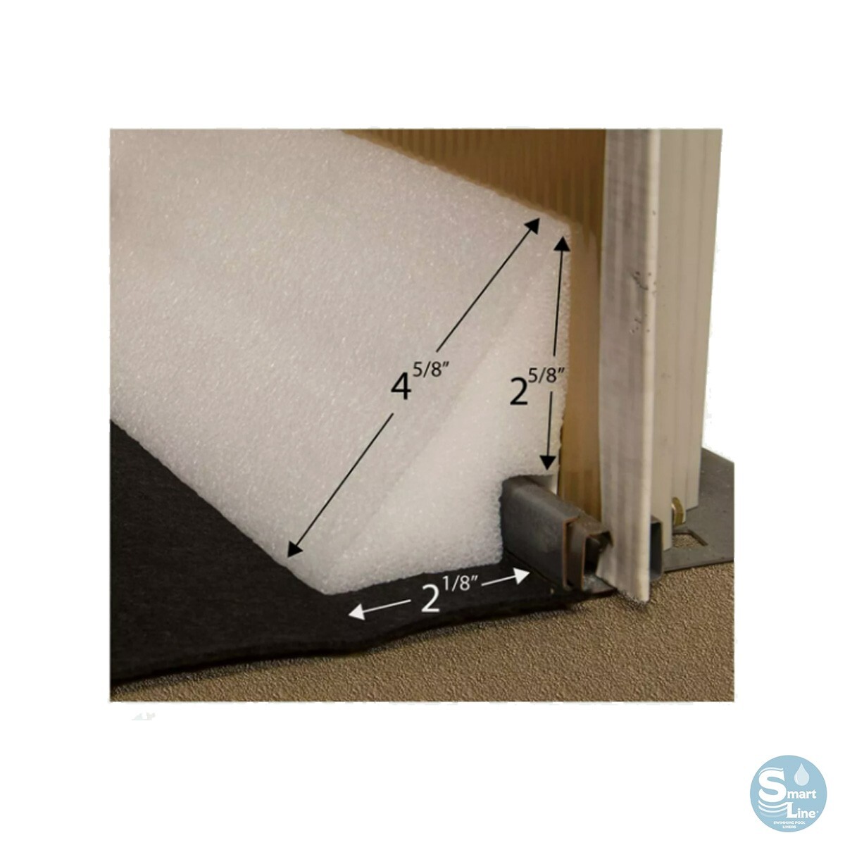 Aqua Select PEEL N’ STICK Cove Kit For Swimming Pool Liners 48″ (Choose Kit)