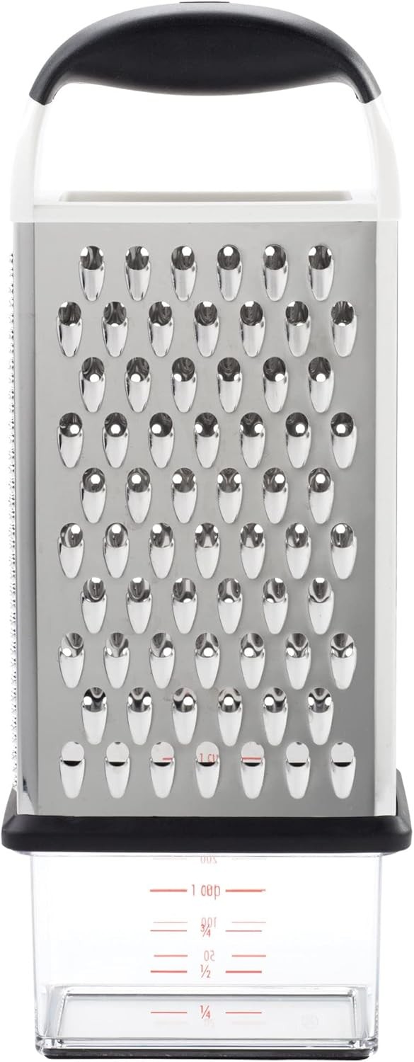 OXO Good Grips Box Grater stainless steel construction Soft, non-slip handle