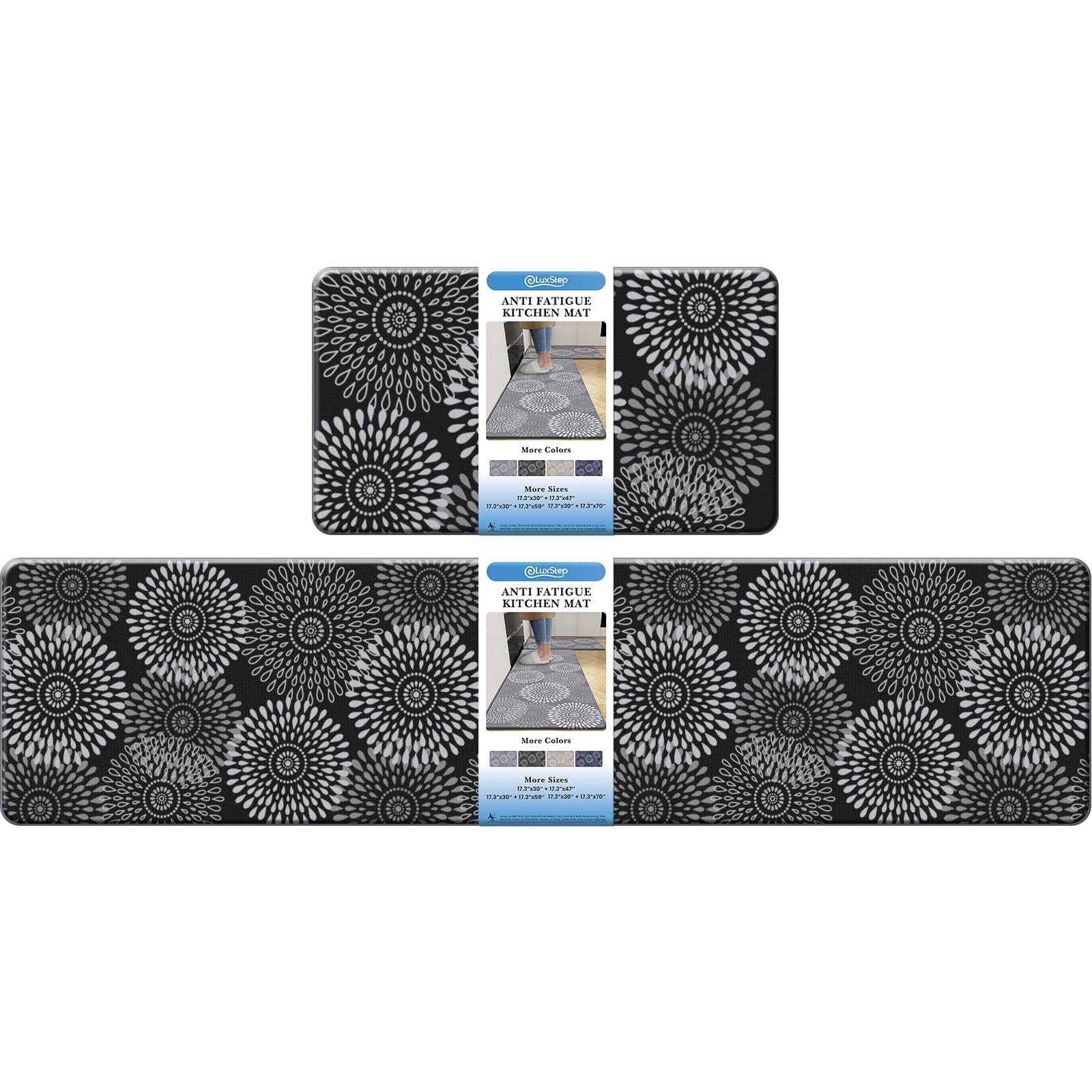 Anti Fatigue Kitchen Mat Waterproof Cushioned Floor Rug Non Slip Standing Pad