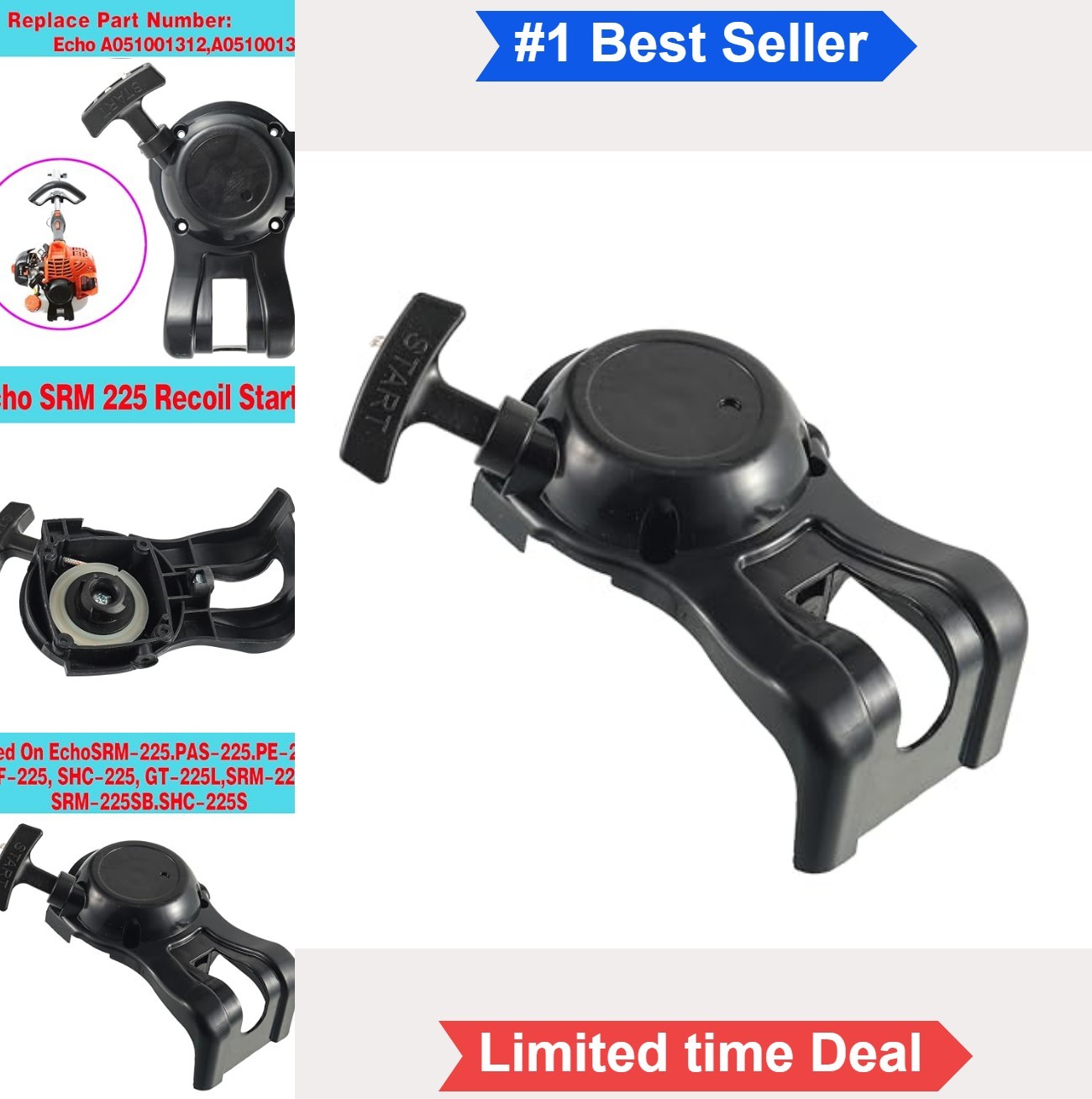 Recoil Starter Pull Start Assembly For Echo Trimmer SRM-225 PAS-225 PE-225