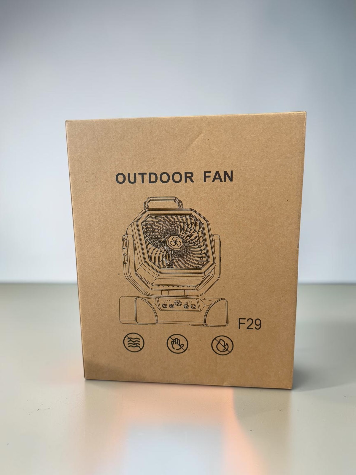 Camping Fan 40000mAh Solar Rechargeable LED Light USB Power Bank Portable New