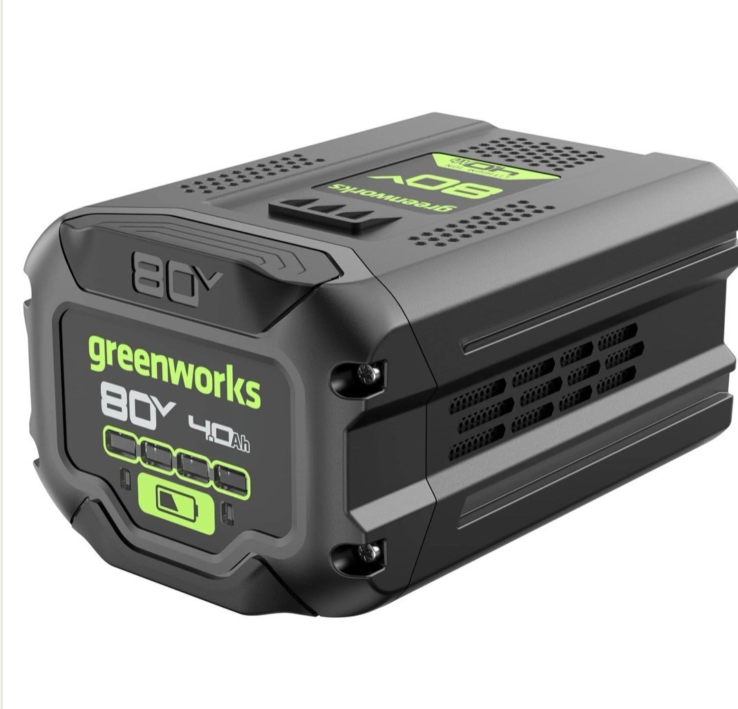 GreenWork BAB727 80V Lithium-Ion Battery High Capacity Open Box Read description