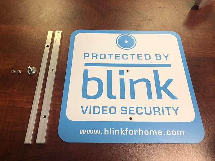 ✅ Blink Yard Video Security Sign and Window Decals (1 Sign, 2 Decals) ✅