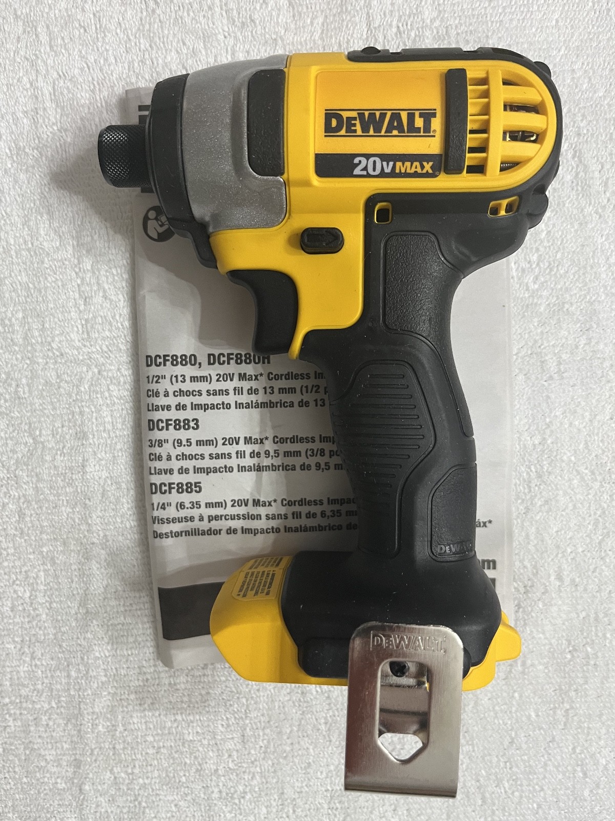New Dewalt DCF885 20 Volt 20V Max Lithium Ion 1/4” Impact Driver Li-ion DCF885B