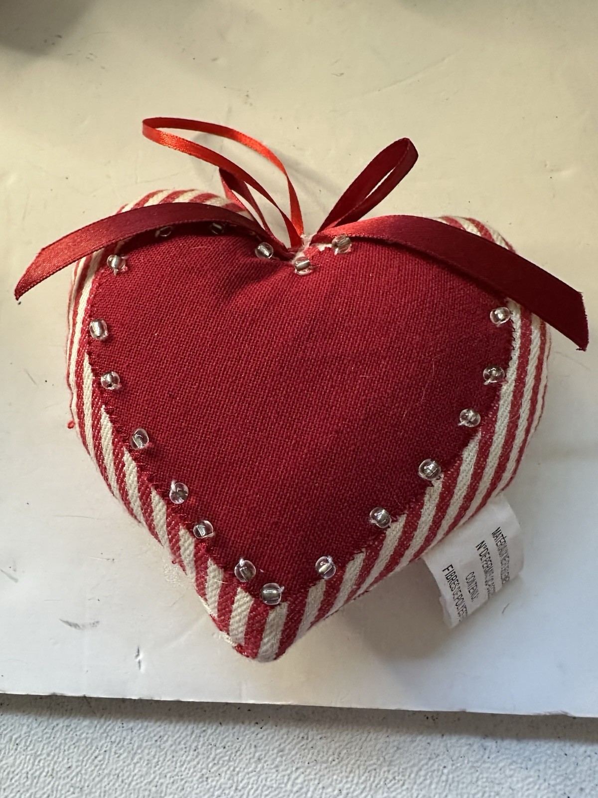 Large Hearts Valentine Decor Lot Of 8 Wood, Metal, Cloth, Paper Mache