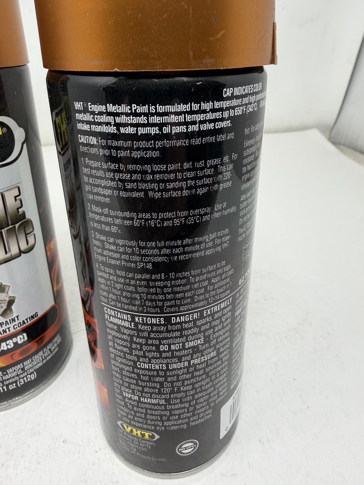 Vht Sp402 Engine Metallic Burnt Copper Paint Can – 11 Oz. ( pack of 3 )
