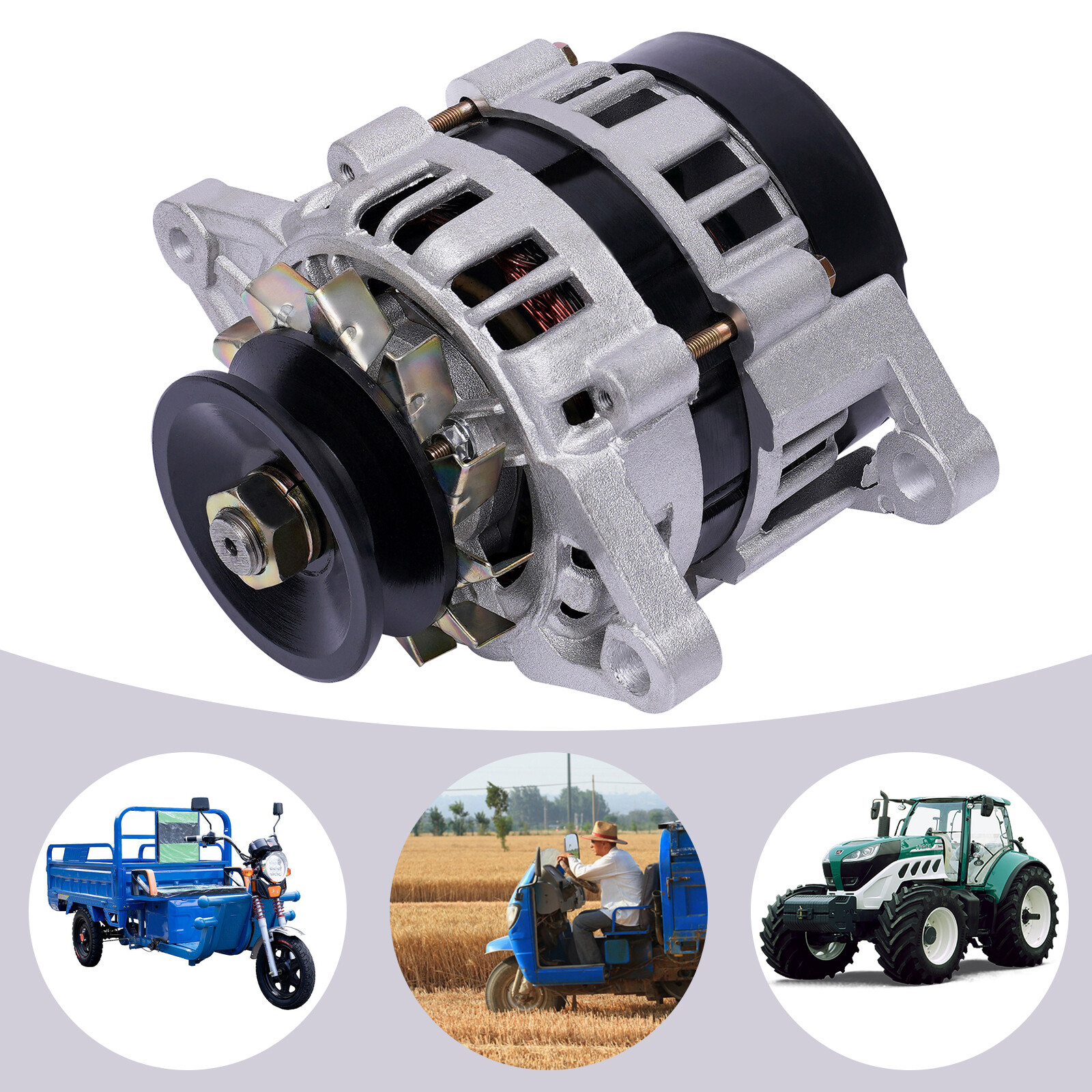 2000W Brushless Permanent Magnet Generator DC PMA Low Rpm Alternator Charging US