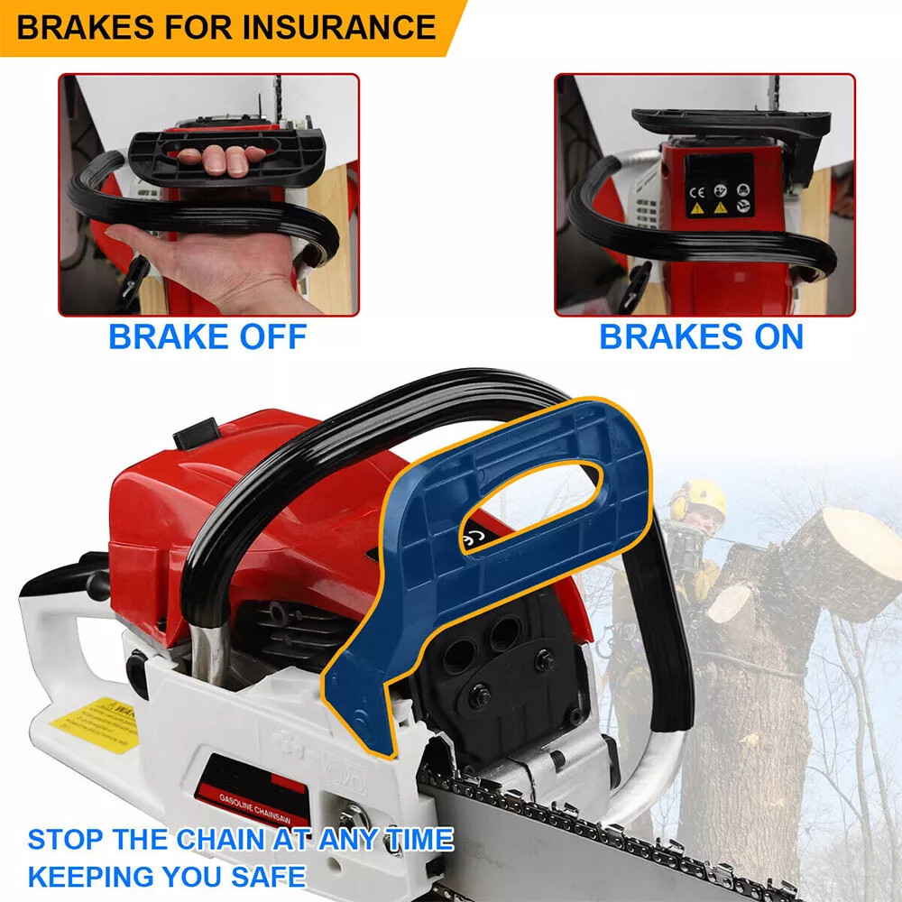 58CC 20/22″ Gasoline Powered Chainsaw Wood Cutting Engine Gas Crankcase Chainsaw