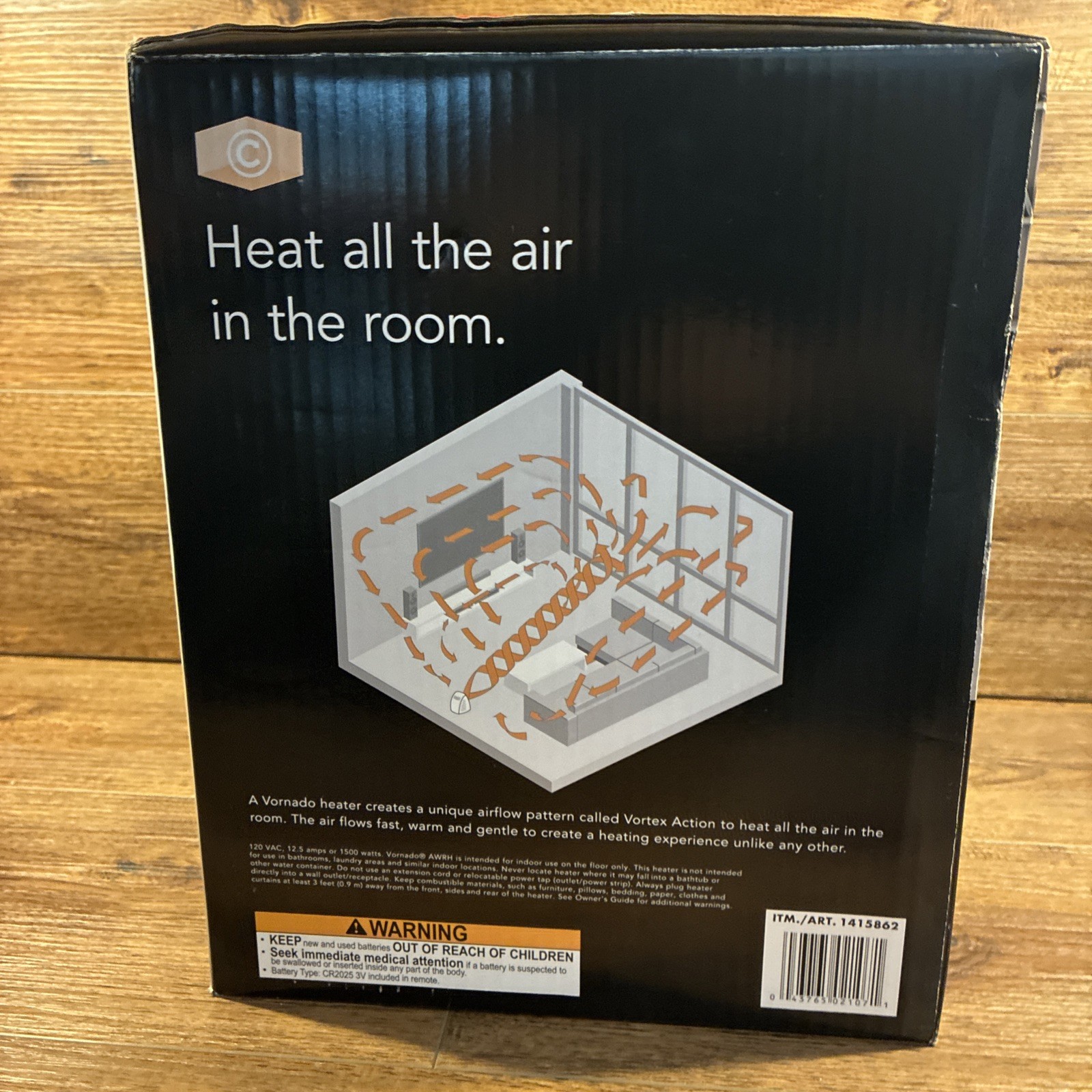 Vornado Whole Room Heater and Fan The AWRH