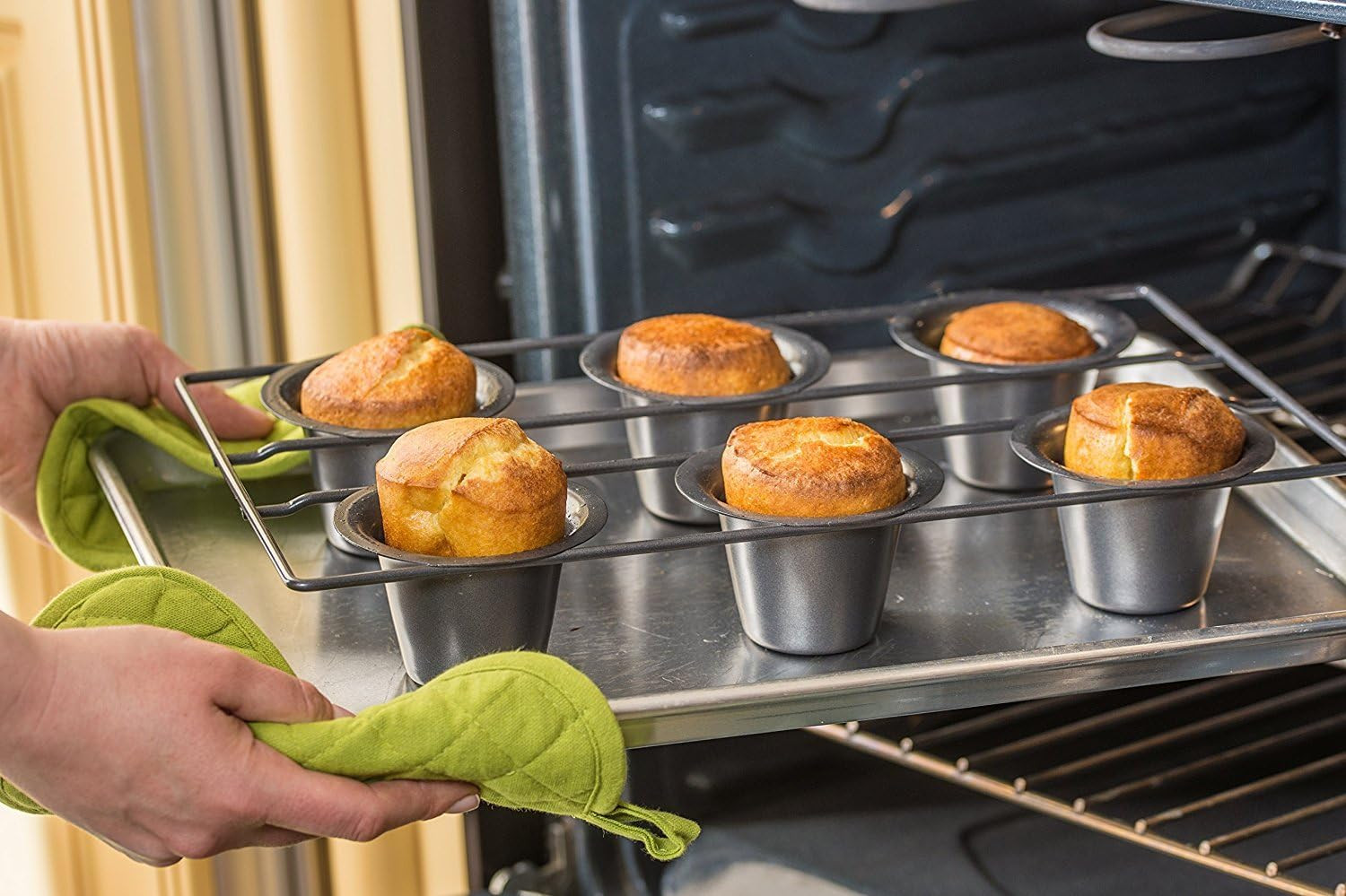 Bellemain Popover Pan for Baking – Extra Deep , Non-Stick , Easy to Clean , S…