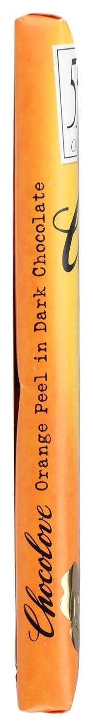 Choco Bar, Orange Peel in Dark Chocolate, 3.2 oz