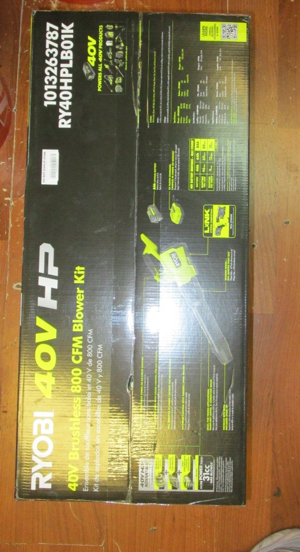 Ryobi 40V HP Brushless Blower Kit