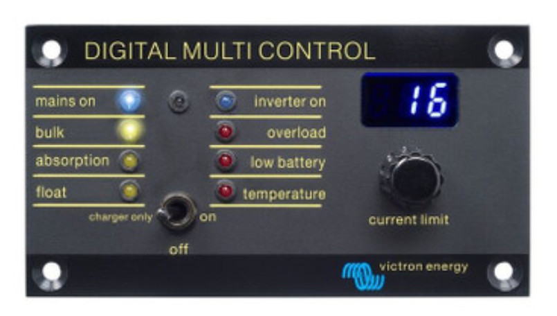 Victron Energy REC020005010 Digital Multi Control 200/200A Remote Control Panel