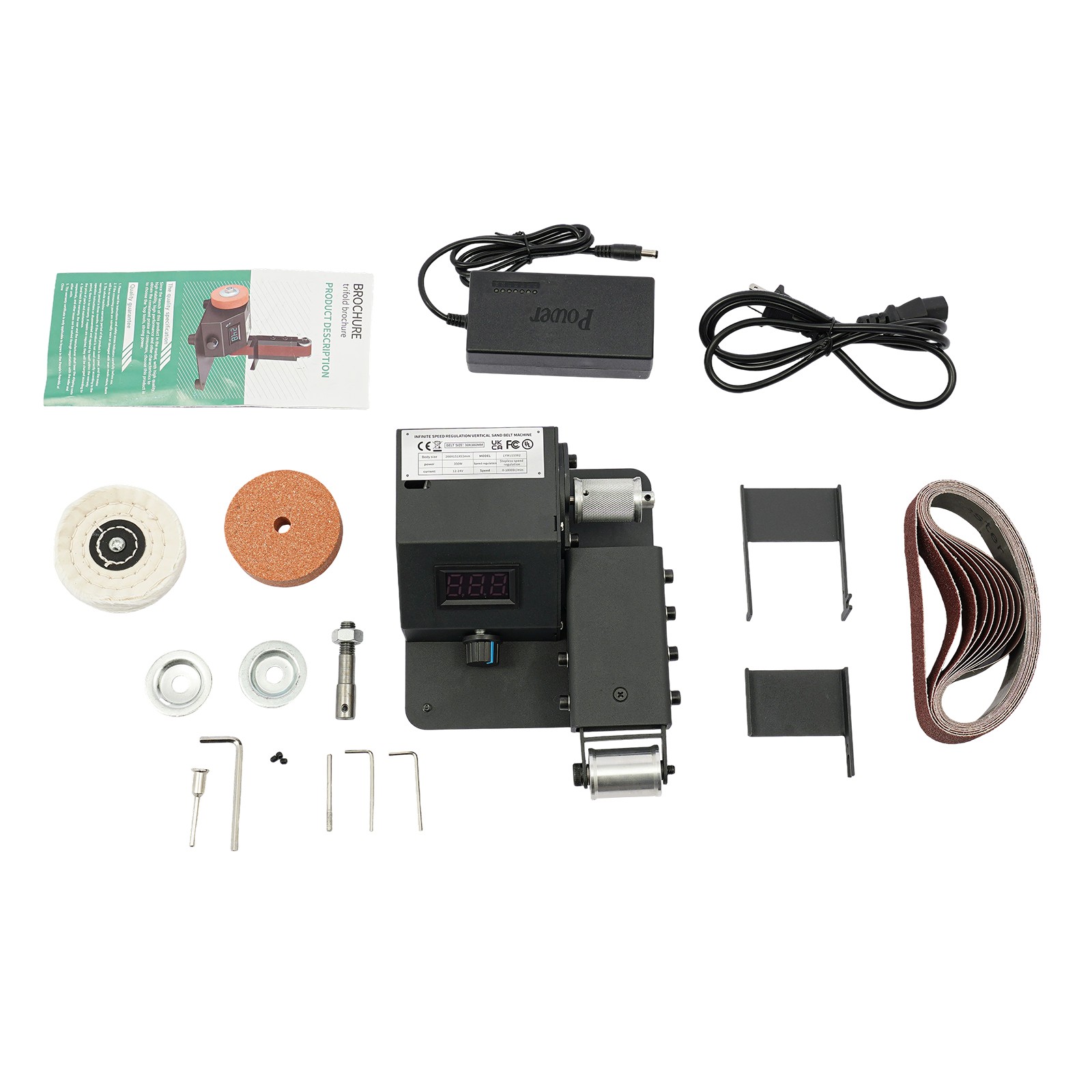 Electric Grinder Belt Sander Polishing Grinding Knife Mini DIY Sharpener Machine